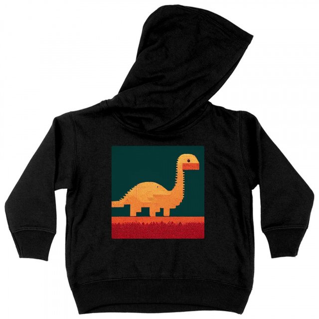 Dinosaurs Toddler Hoodie – 8 Bit Toddler Hooded Sweatshirt | Shopamericaio