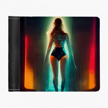 Female Body Silhouette Art Men’s Wallet – Graphic Wallet – Fantasy Wallet