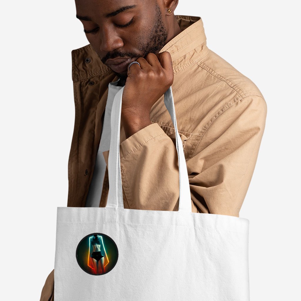 Cyberpunk Supermodel Character Art Patches | Colorful Nature Guitar Bucket Hat