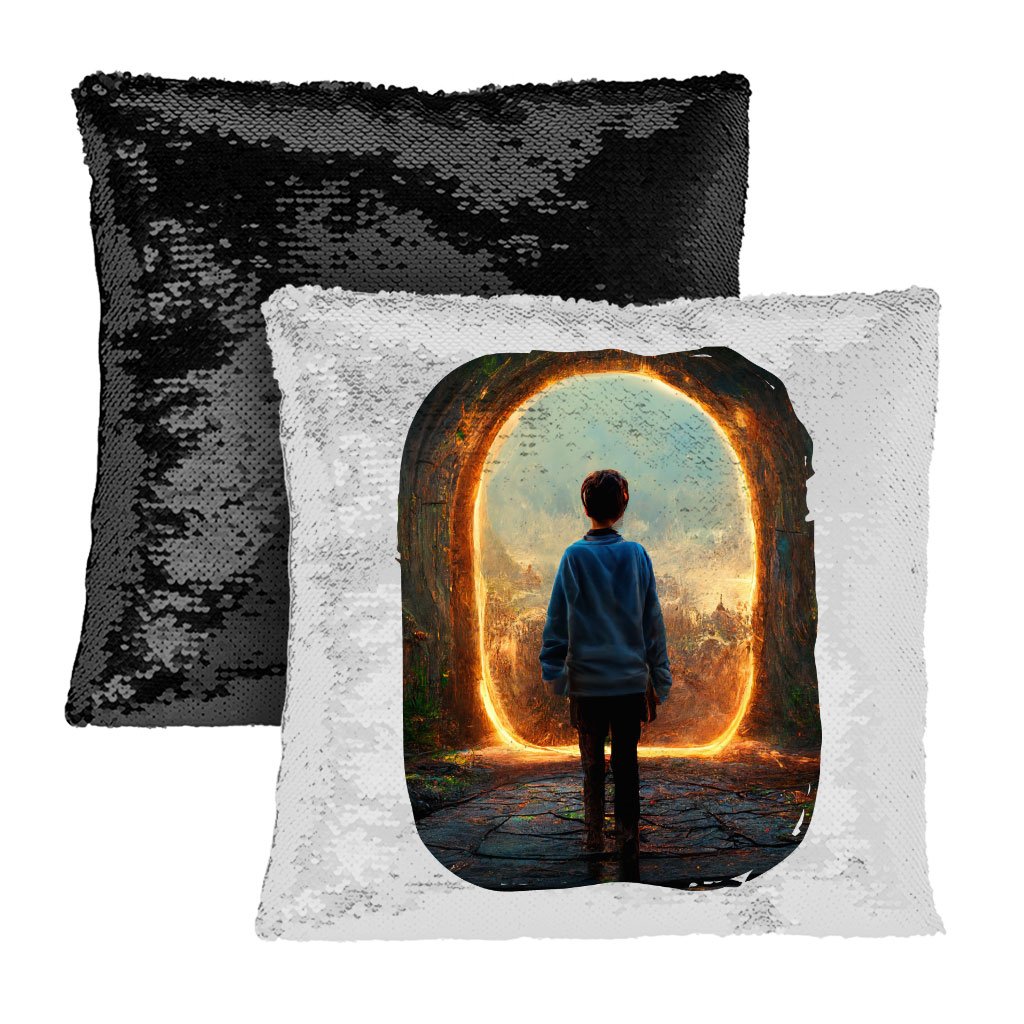 Fantasy Land Art Sequin Pillow Case – Fairy Pillow Case | Shopamericaio