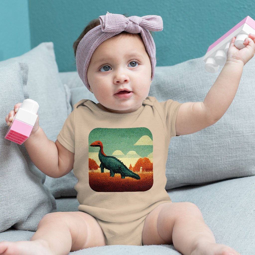 Cute Little Dino Baby Jersey Onesie – Dinosaurs Baby Onesie | Shopamericaio