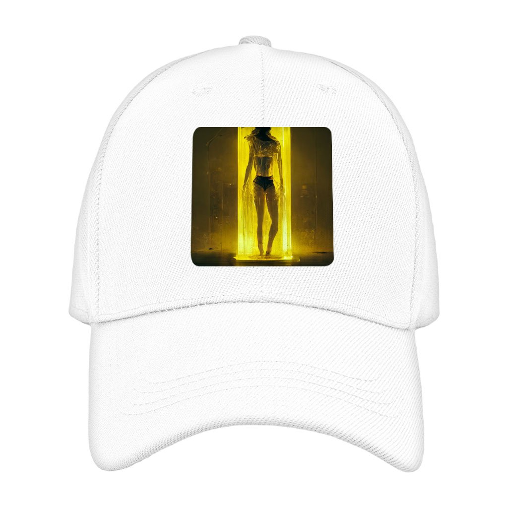 Woman Silhouette Art Hat Patches – Printed Patches – Futuristic Patch Applique