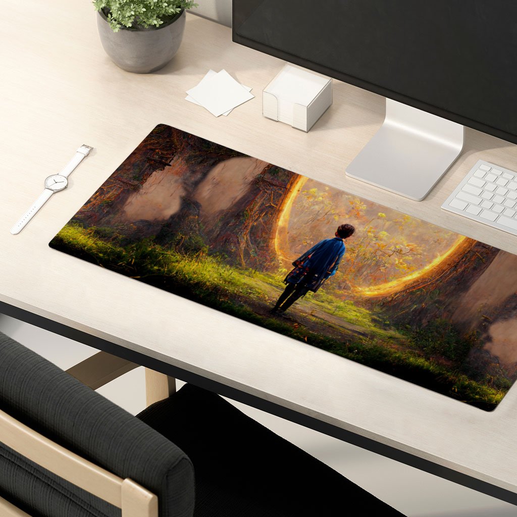 Anime Fantasy Land Art Desk Mat – Fantasy World Desk Pad | Shopamericaio