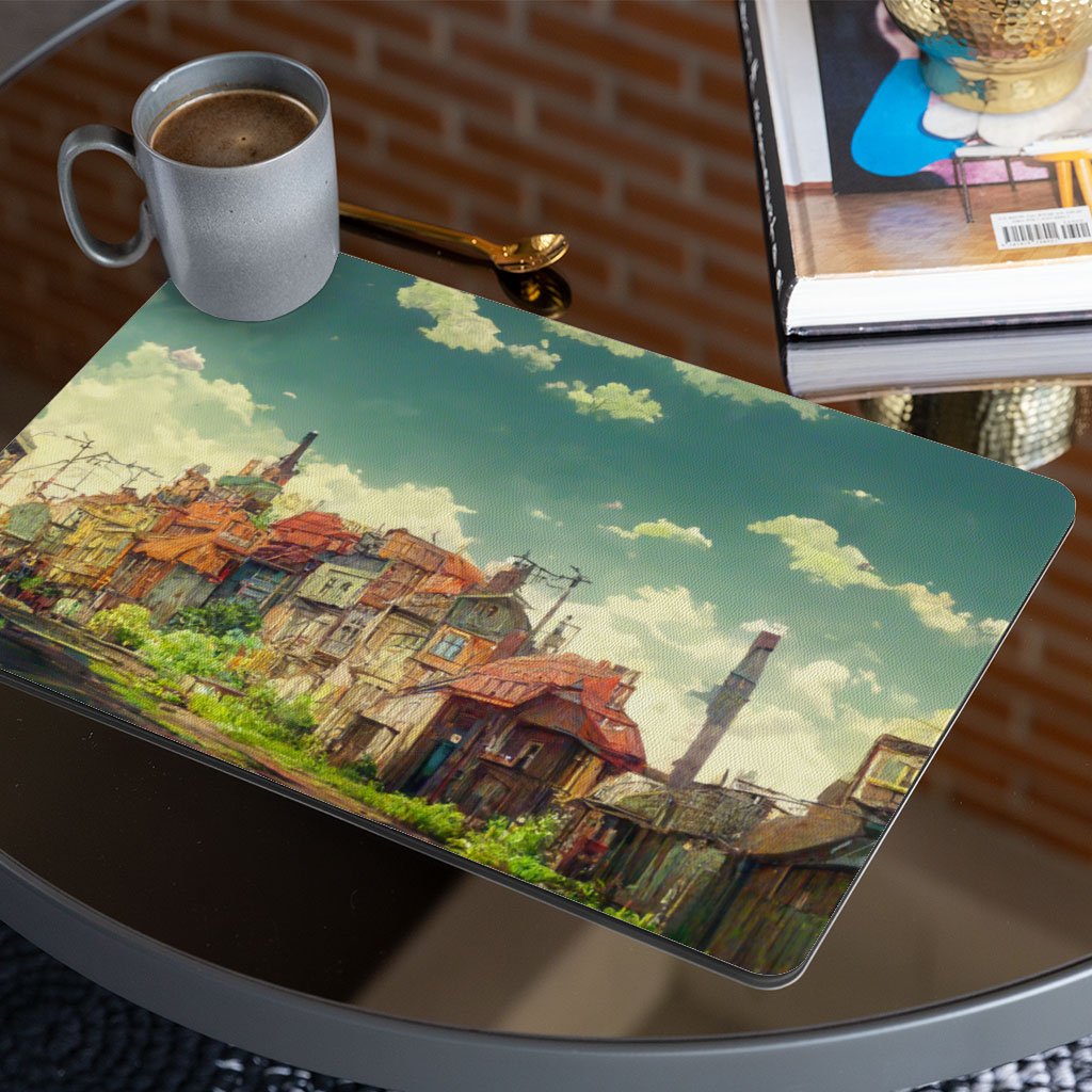 City Pop Anime Print Placemats 2 PCS – Art Placemats for Kitchen Table