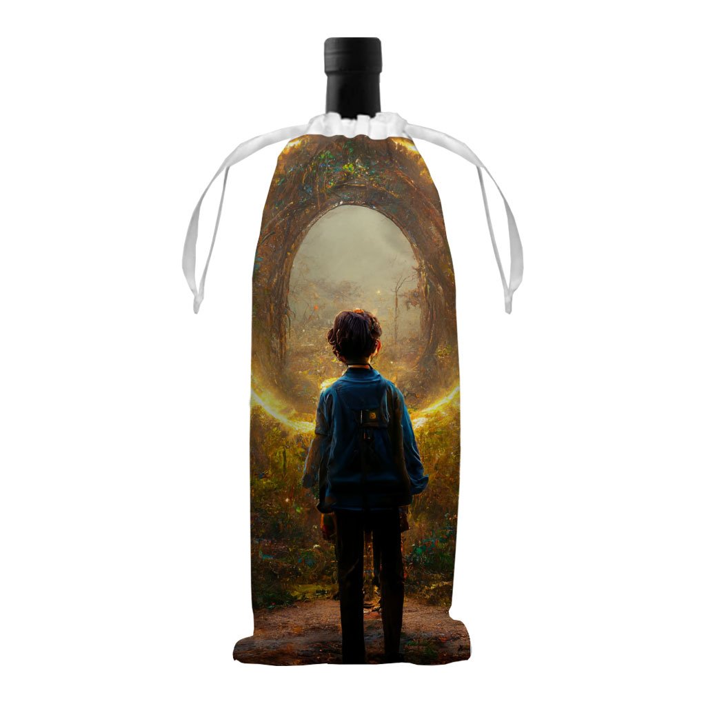 Fairy Land Fantasy Art Wine Tote Bag – Magical Forest Wine Tote Bag