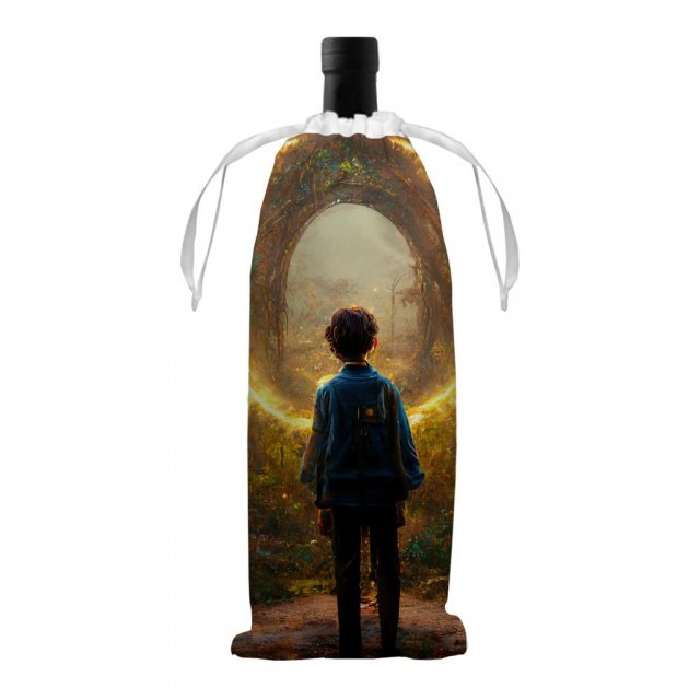 Fairy Land Fantasy Art Wine Tote Bag – Magical Forest Wine Tote Bag