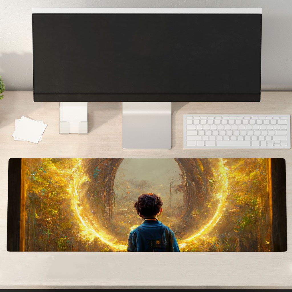 Fairy Land Fantasy Art Desk Mat – Magical Forest Desk Pad | Shopamericaio