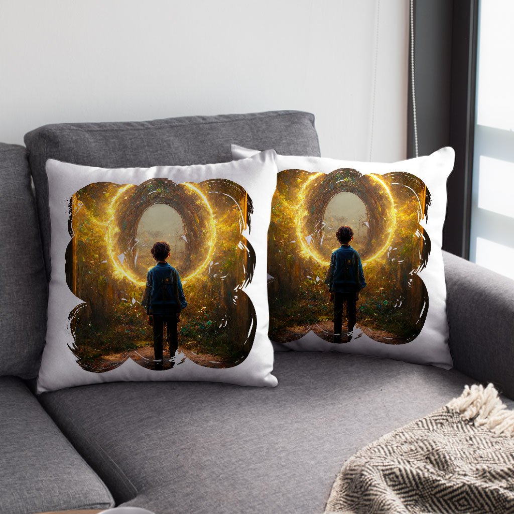 Fairy Land Fantasy Art Square Pillow Cases – Magical Forest Pillow Covers