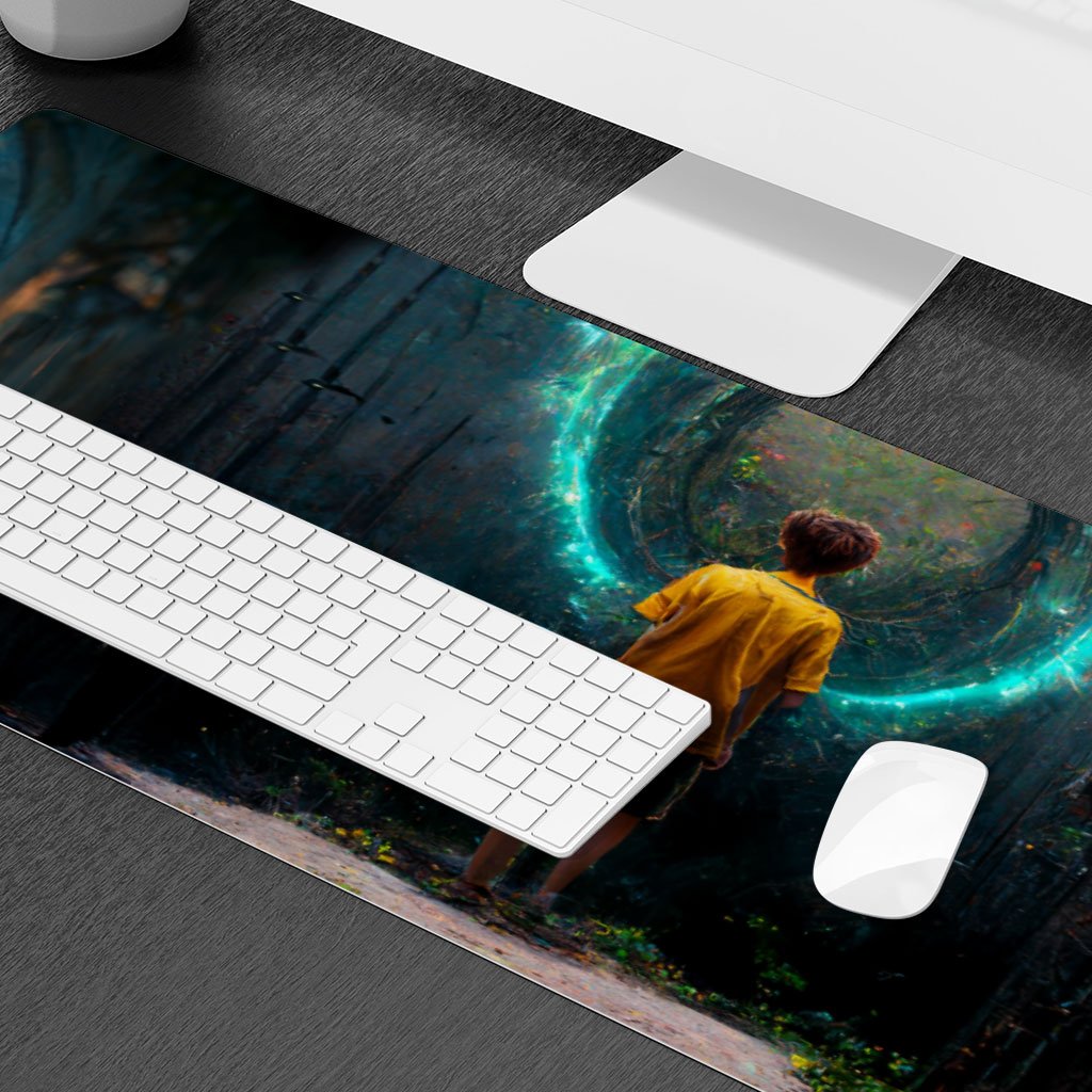 Fantastic World Art Desk Mat – Fantasy Desk Pad – Magic Laptop Desk Mat