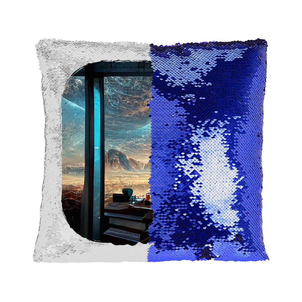 City Space Fantasy Art Sequin Pillow Case – Cool Pillow Case | Shopamericaio