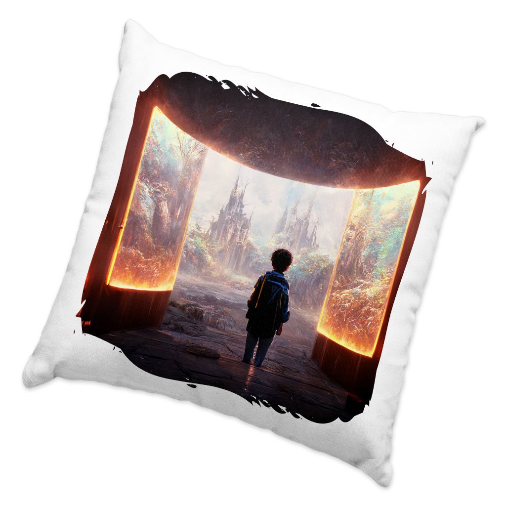 Fantasy World Concept Art Square Pillow Cases – Portal Pillow Covers