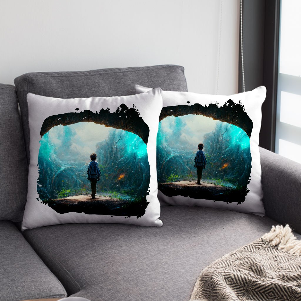 Dream World Fantasy Art Square Pillow Cases – Nature Pillow Covers