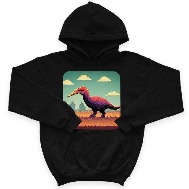 Cute Dinosaur Kids’ Sponge Fleece Hoodie – Dino Kids’ Hoodie | Shopamericaio