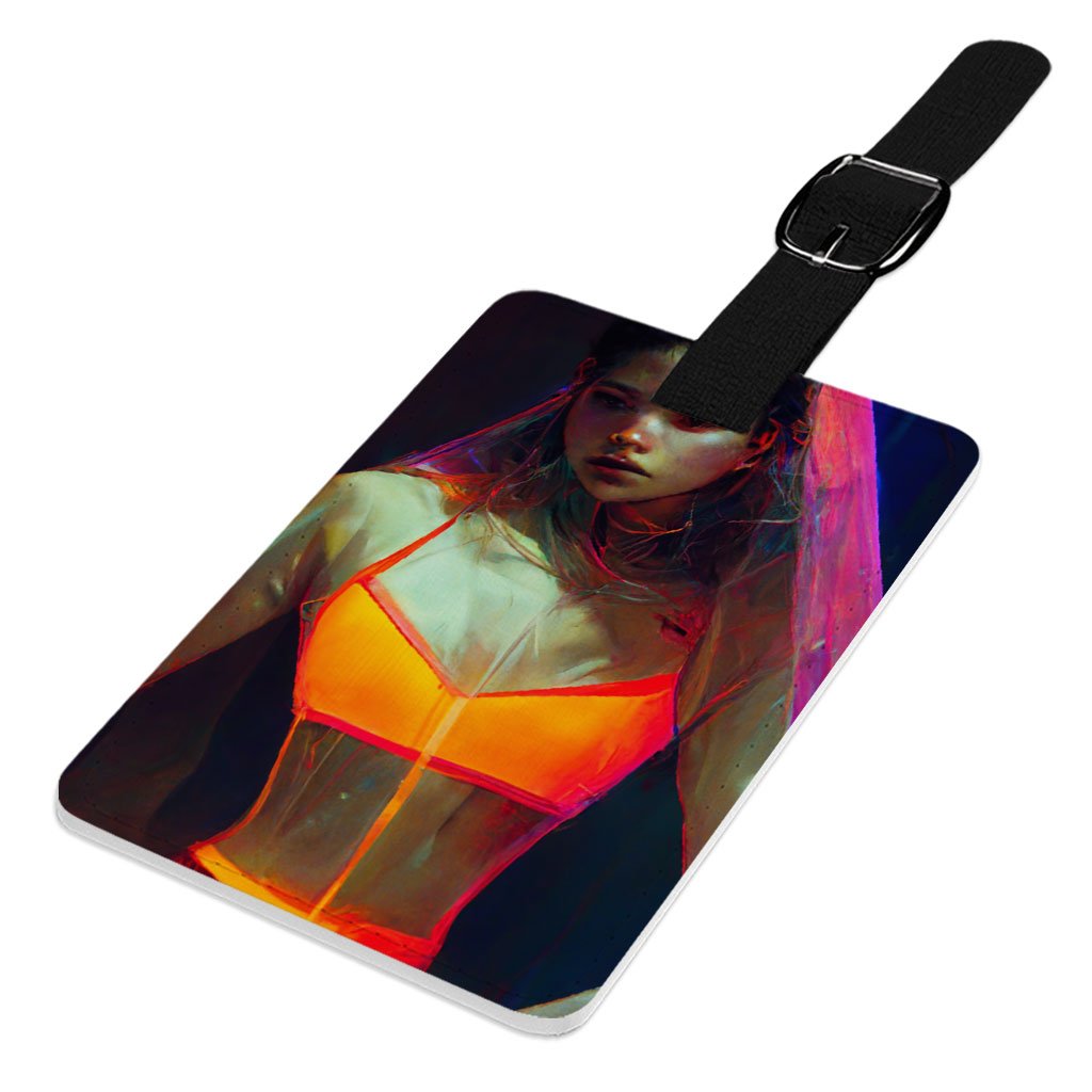 Female Body Silhouette Art Luggage – Graphic Travel Bag – Fantasy Luggage