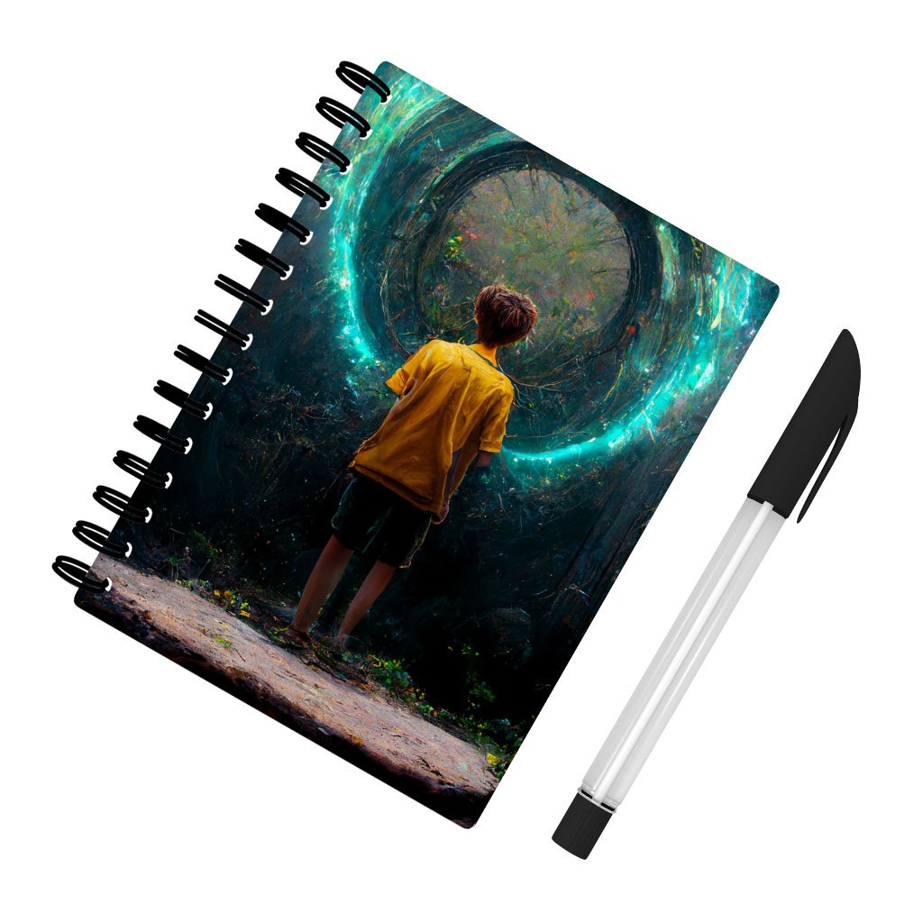 Fantastic World Art Spiral Notebook – Fantasy Notebook – Magic Notebook