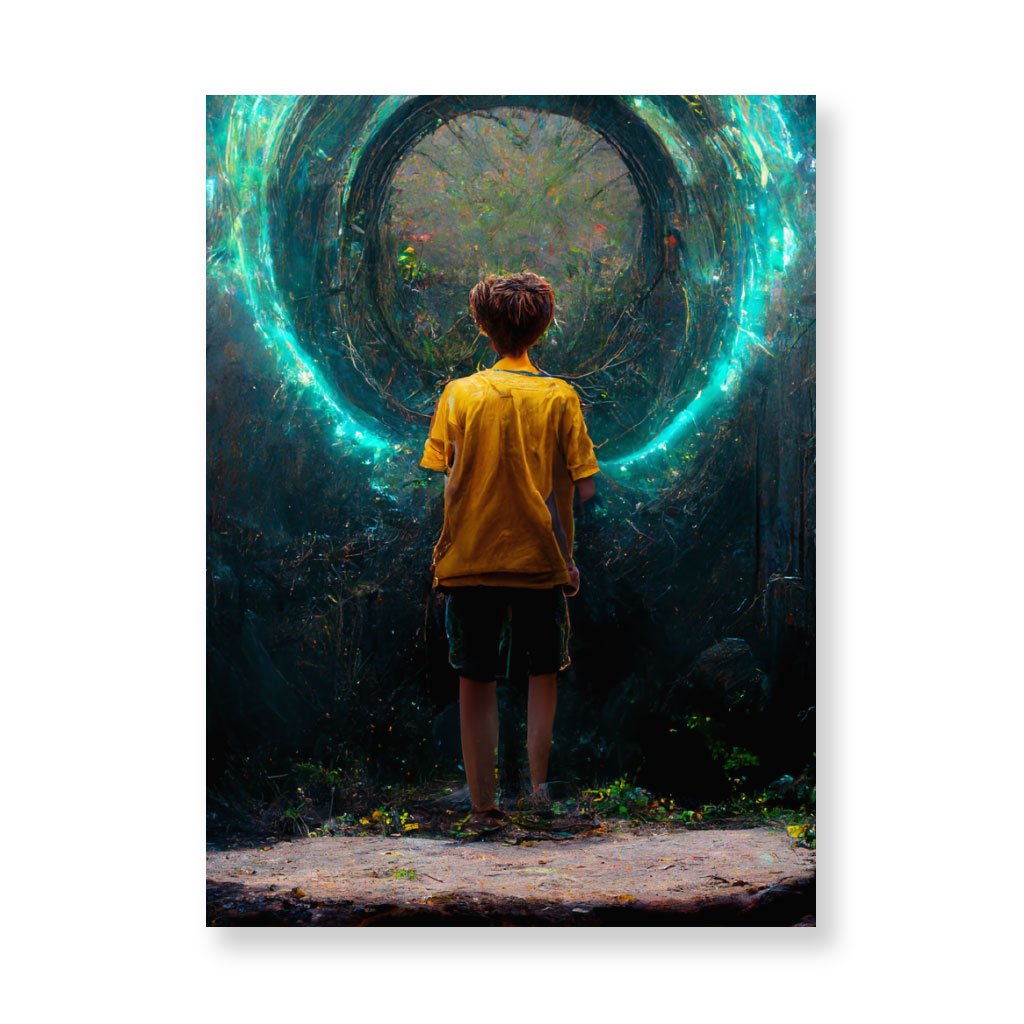 Fantastic World Art Wall Picture – Fantasy Stretched Canvas – Magic Wall Art