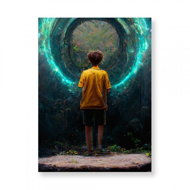 Fantastic World Art Wall Picture – Fantasy Stretched Canvas – Magic Wall Art