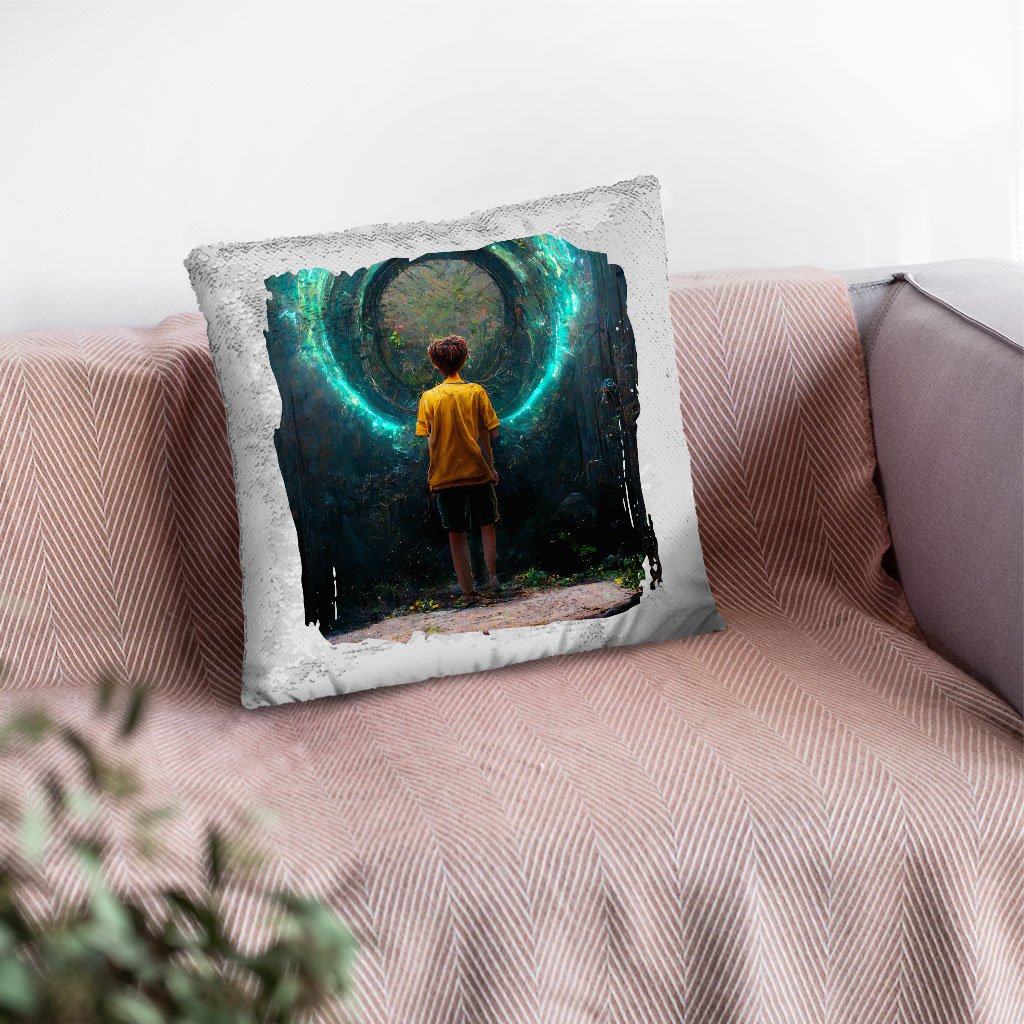 Fantastic World Art Sequin Pillow Case – Fantasy Pillow Case | Shopamericaio