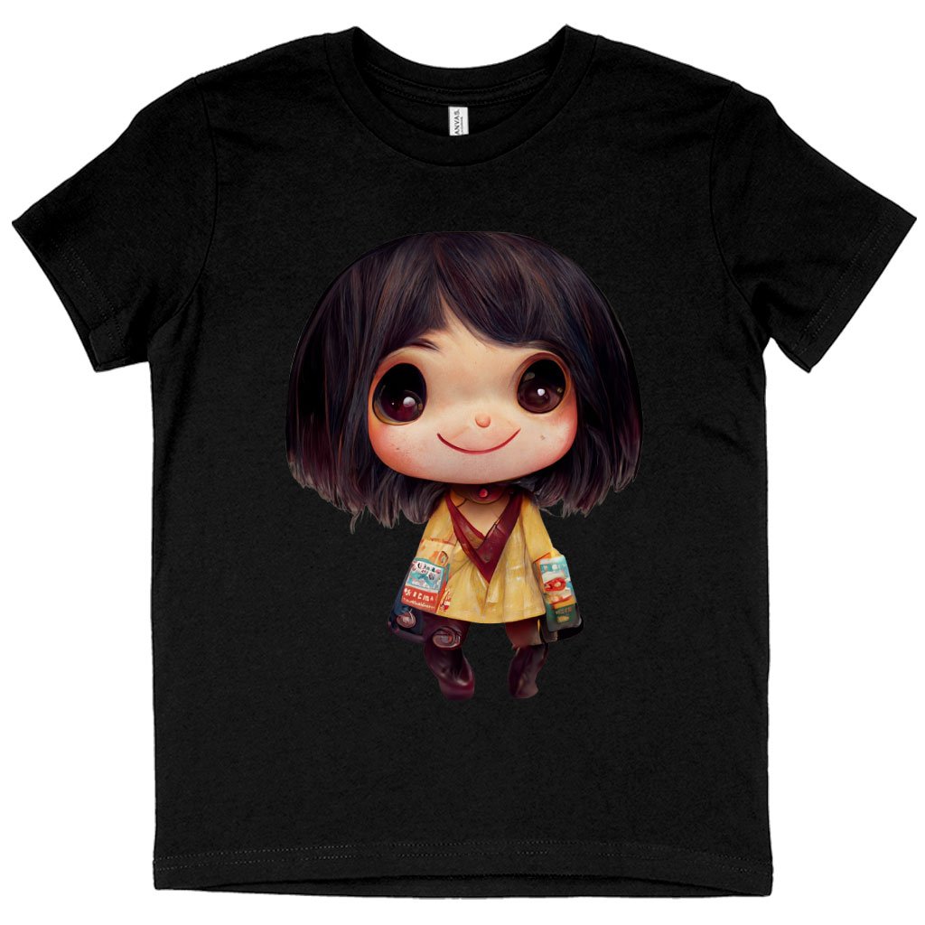 Kawaii Anime Face Kids’ T-Shirt – Cute T | Kawaii Baby Girl Toddler T-Shirt