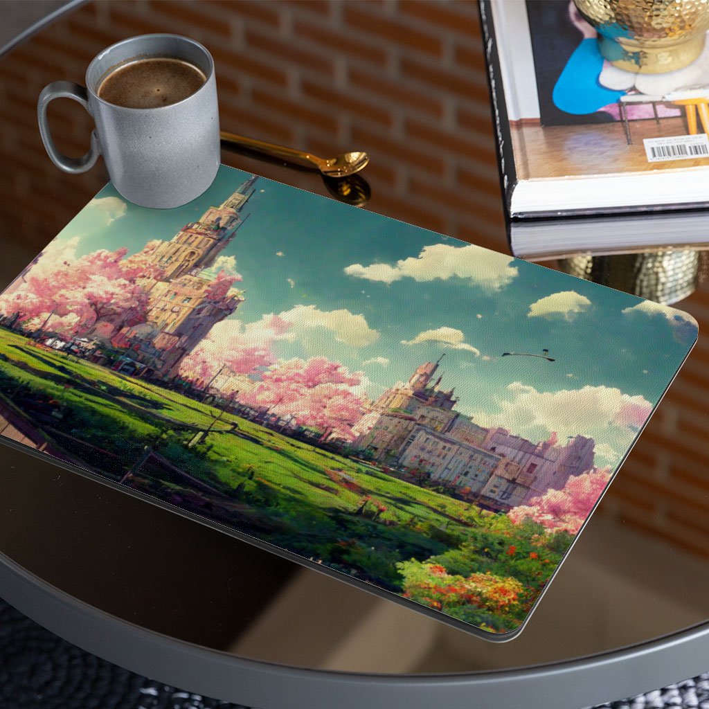 Anime City Scenery Art Placemats 2 PCS – Nature Placemats for Kitchen Table
