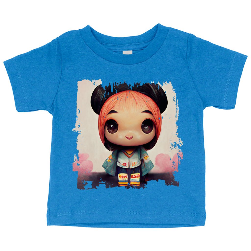 Girl Print Baby Jersey T-Shirt – Anime Baby T-Anime Print T | Shopamericaio