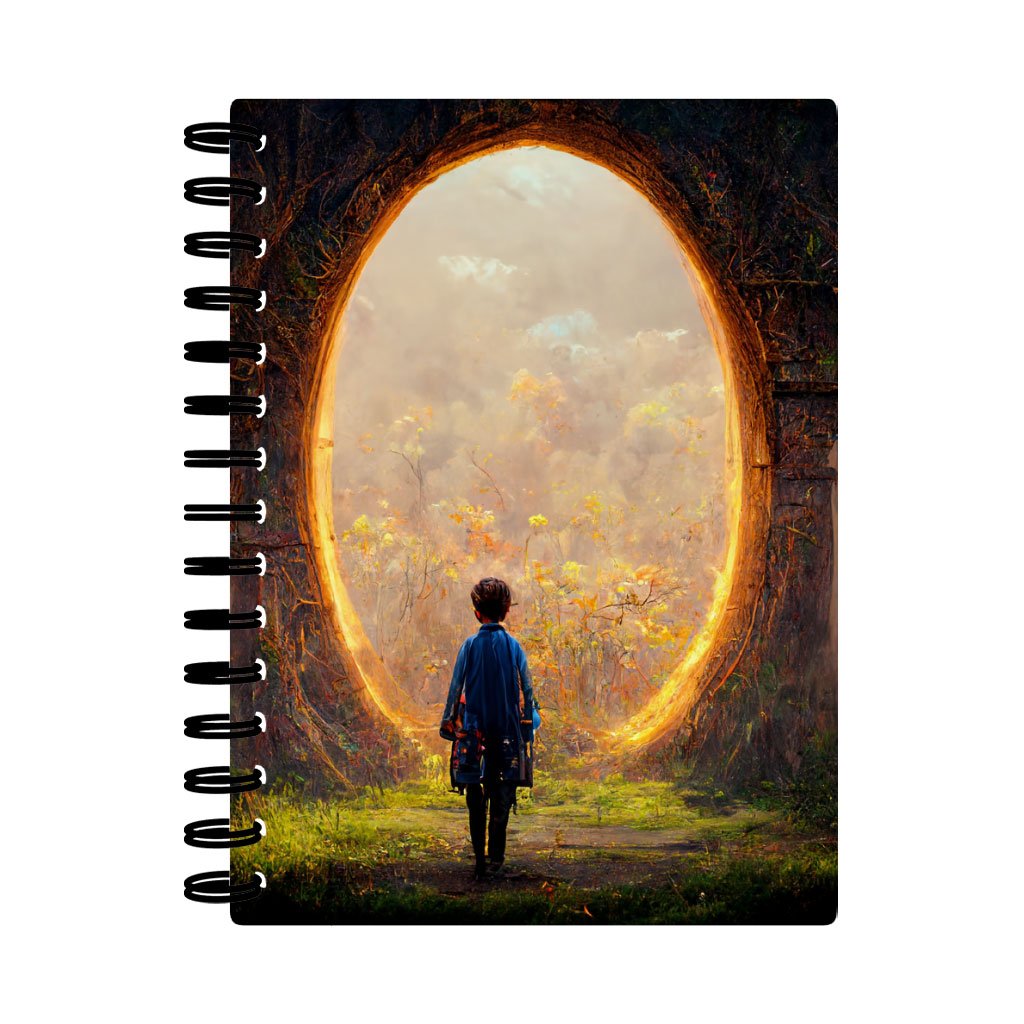 Anime Fantasy Land Art Spiral Notebook – Fantasy World Notebook | Shopamericaio