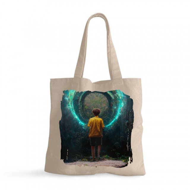 Fantastic World Art Small Tote Bag – Fantasy Shopping Bag – Magic Tote Bag
