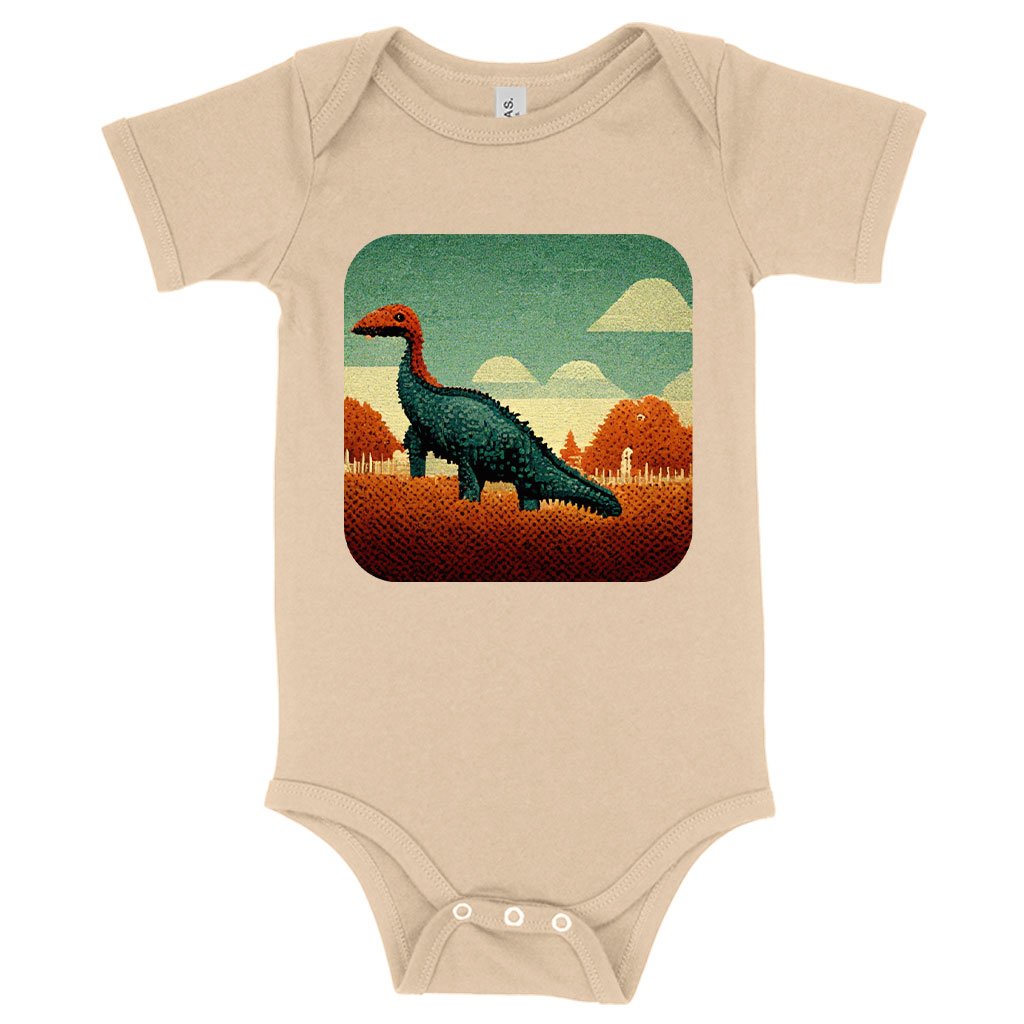 Cute Little Dino Baby Jersey Onesie – Dinosaurs Baby Onesie | Shopamericaio