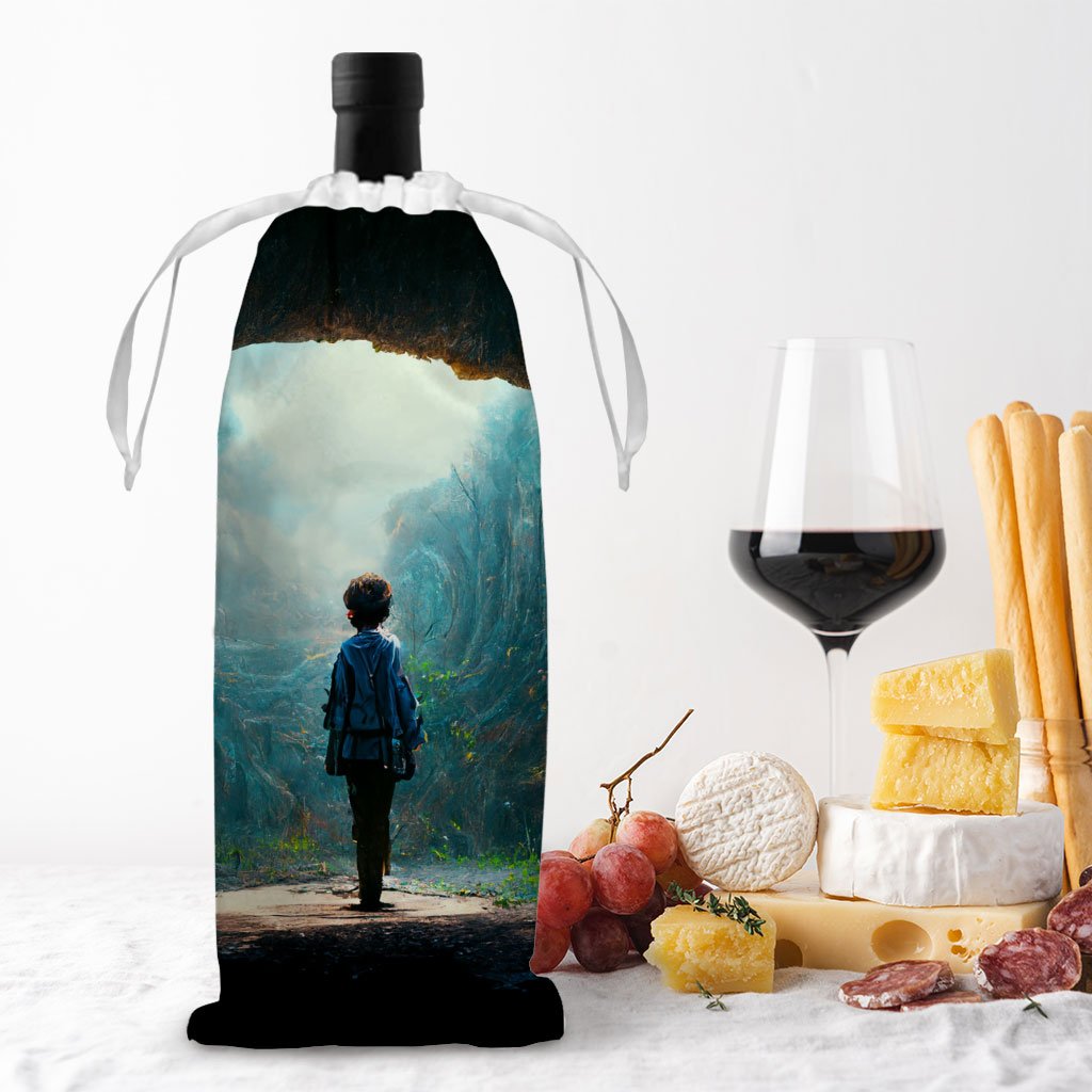 Dream World Fantasy Art Wine Tote Bag – Nature Wine Tote Bag | Shopamericaio