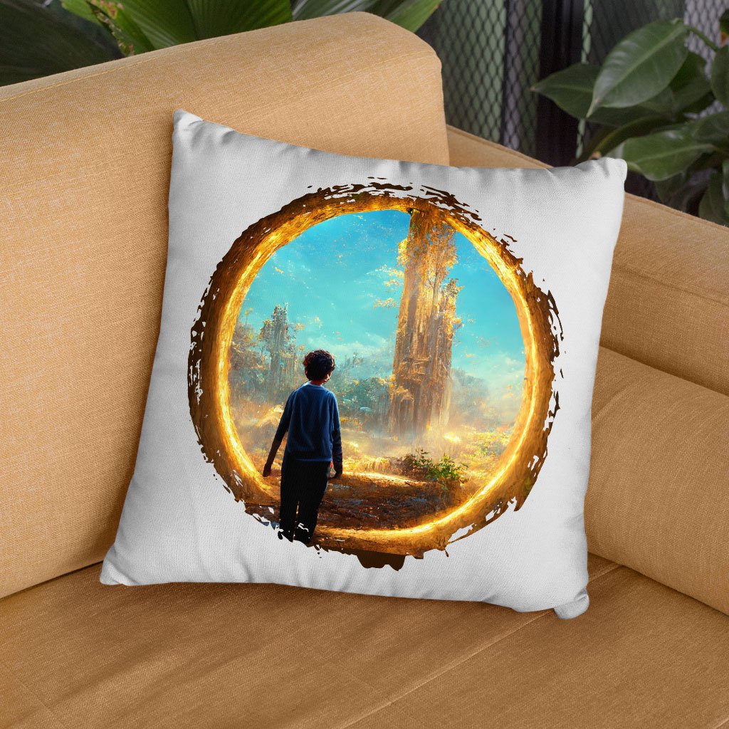 Mystical Fantasy World Art Square Pillow Cases – Landscape Pillow Covers