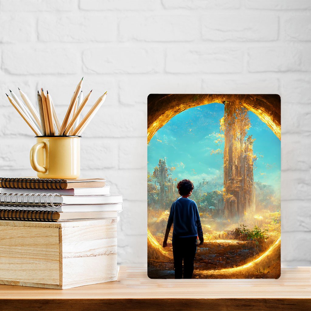 Mystical Fantasy World Art Metal Photo Prints – Landscape Decor Picture