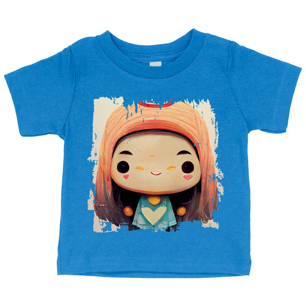 Cute Anime Girl Print Baby Jersey T-Shirt – Kawaii Baby T-Japanese T