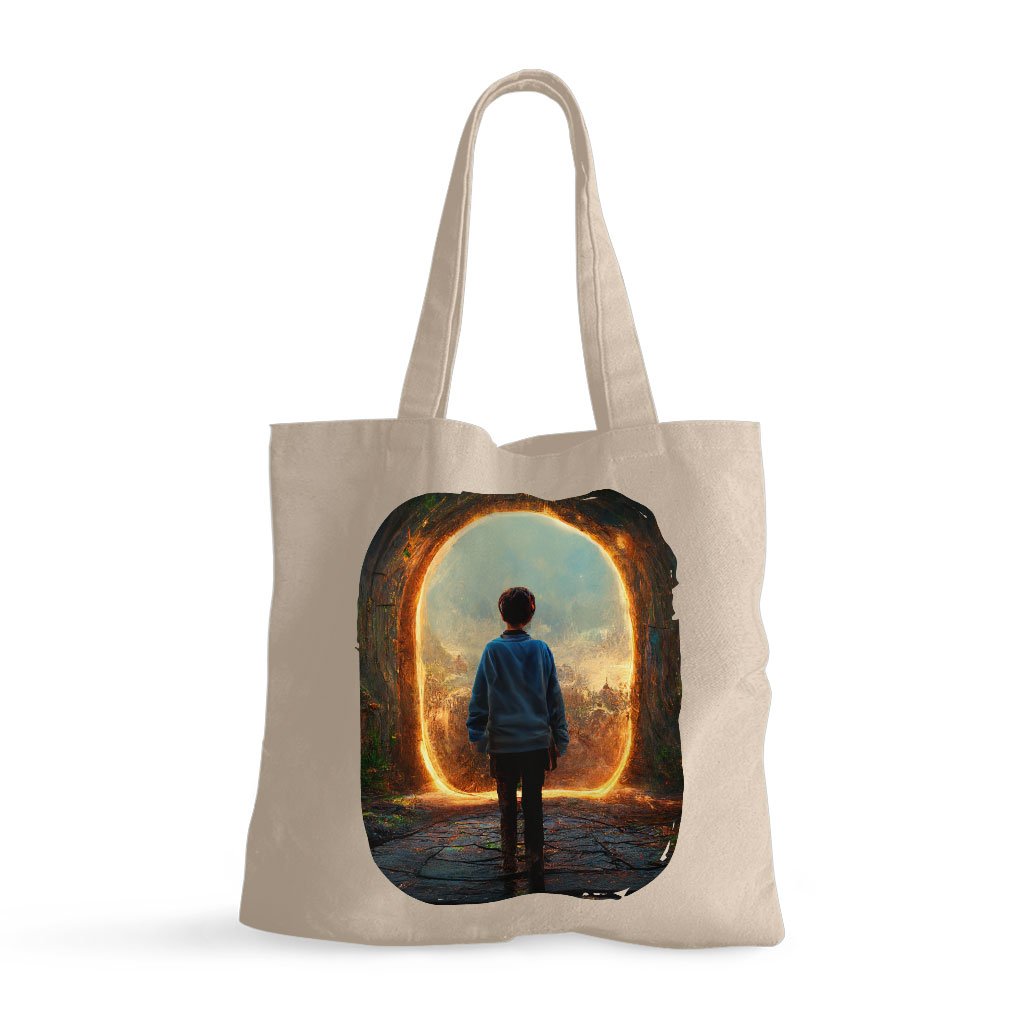 Fantasy Land Art Small Tote Bag – Fairy Shopping Bag – Portal Tote Bag