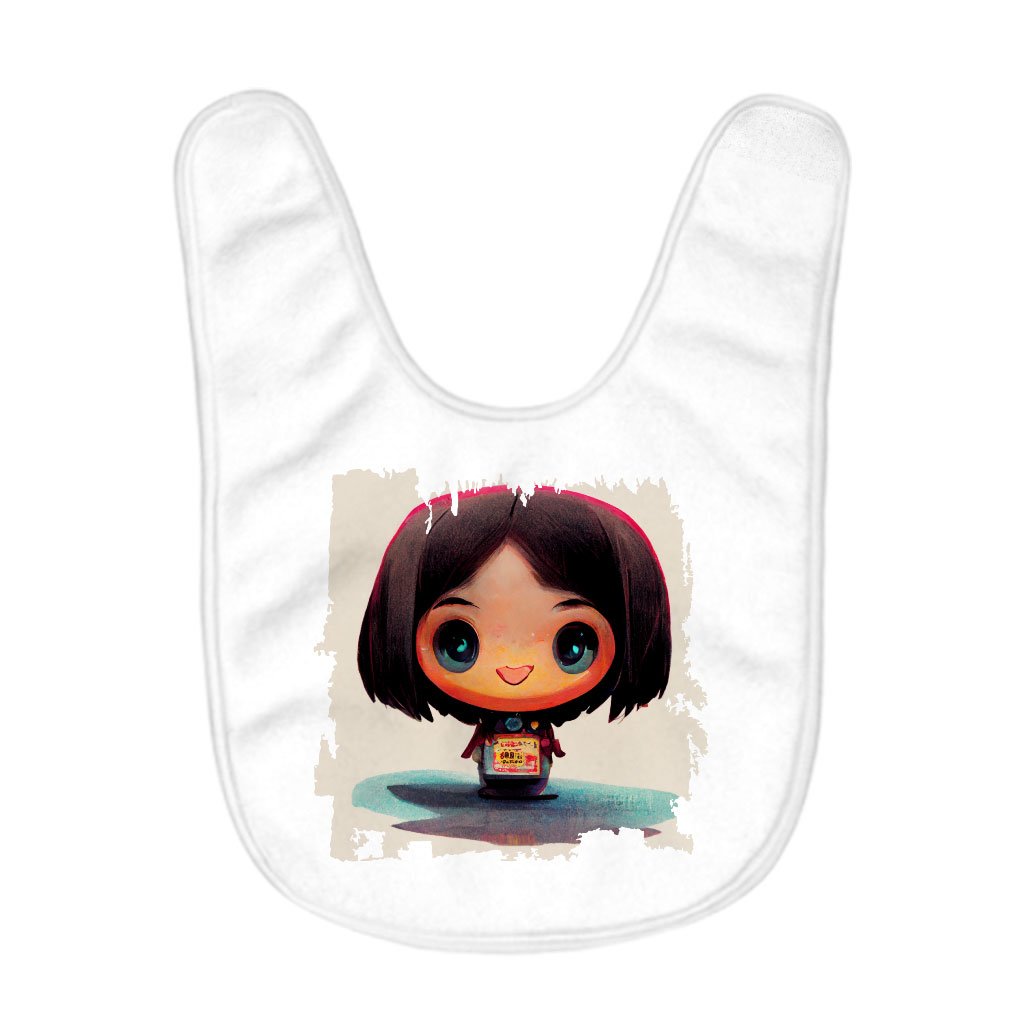 Japanese Young Cute Girl Baby Bibs – Kawaii Baby Feeding Bibs | Shopamericaio