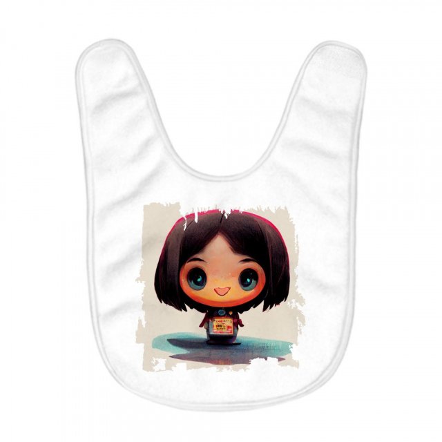 Japanese Young Cute Girl Baby Bibs – Kawaii Baby Feeding Bibs | Shopamericaio