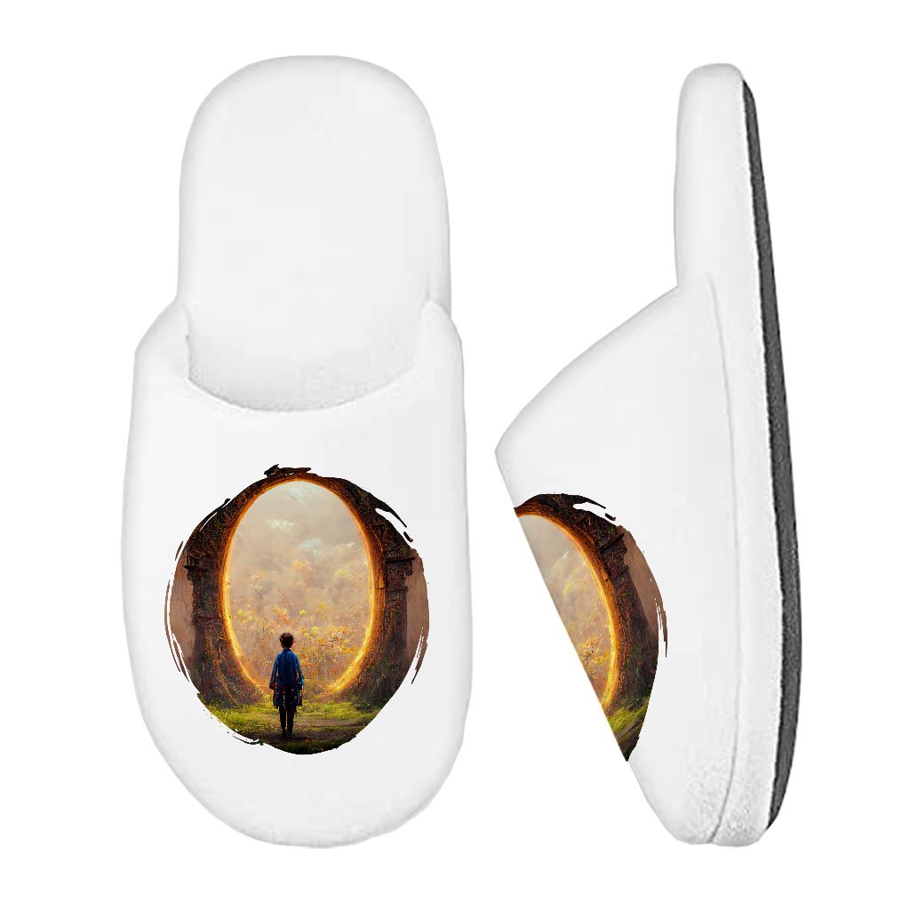 Anime Fantasy Land Art Memory Foam Slippers – Fantasy World Slippers