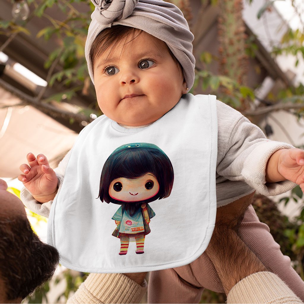 Kawaii Anime Baby Bibs – Japanese Baby Feeding Bibs – Printed Bibs for Eating