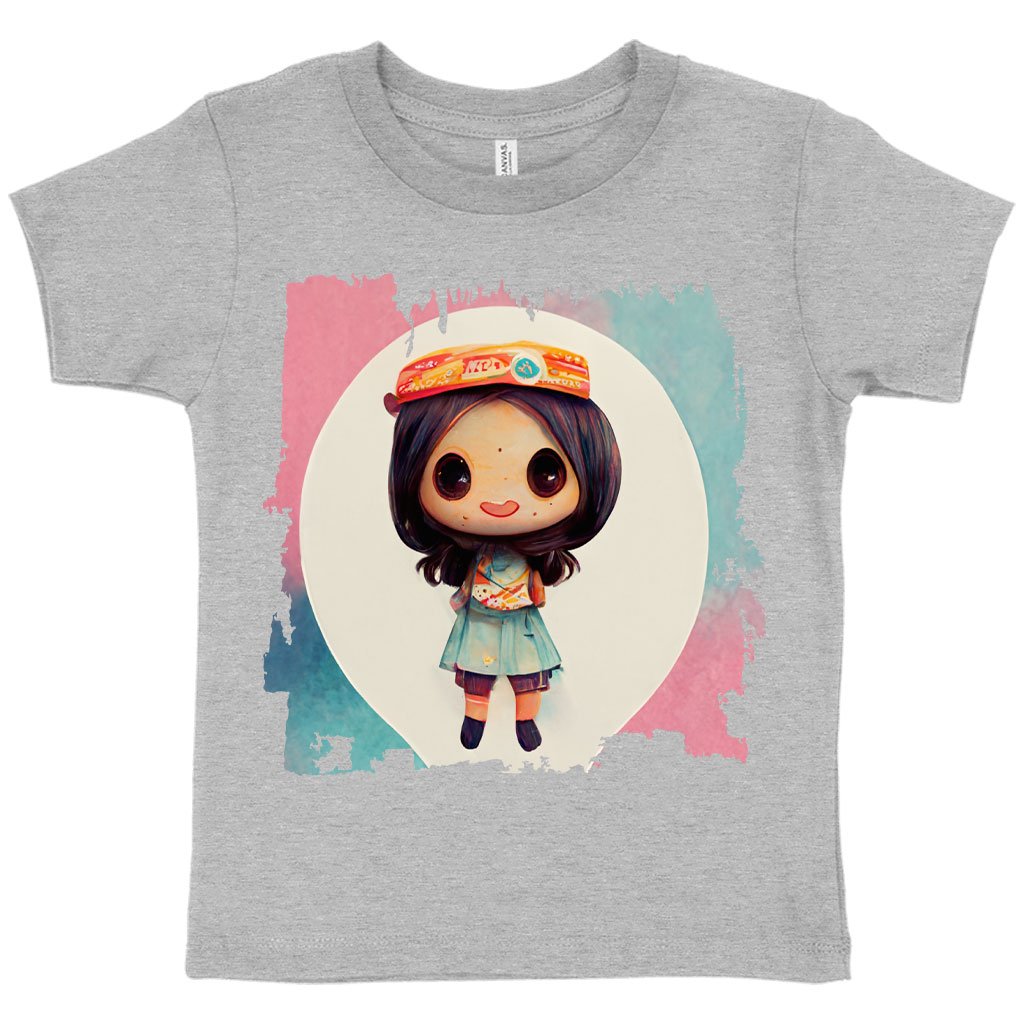 Kawaii Baby Girl Toddler T-Shirt – Anime Style Kids’ T | Shopamericaio