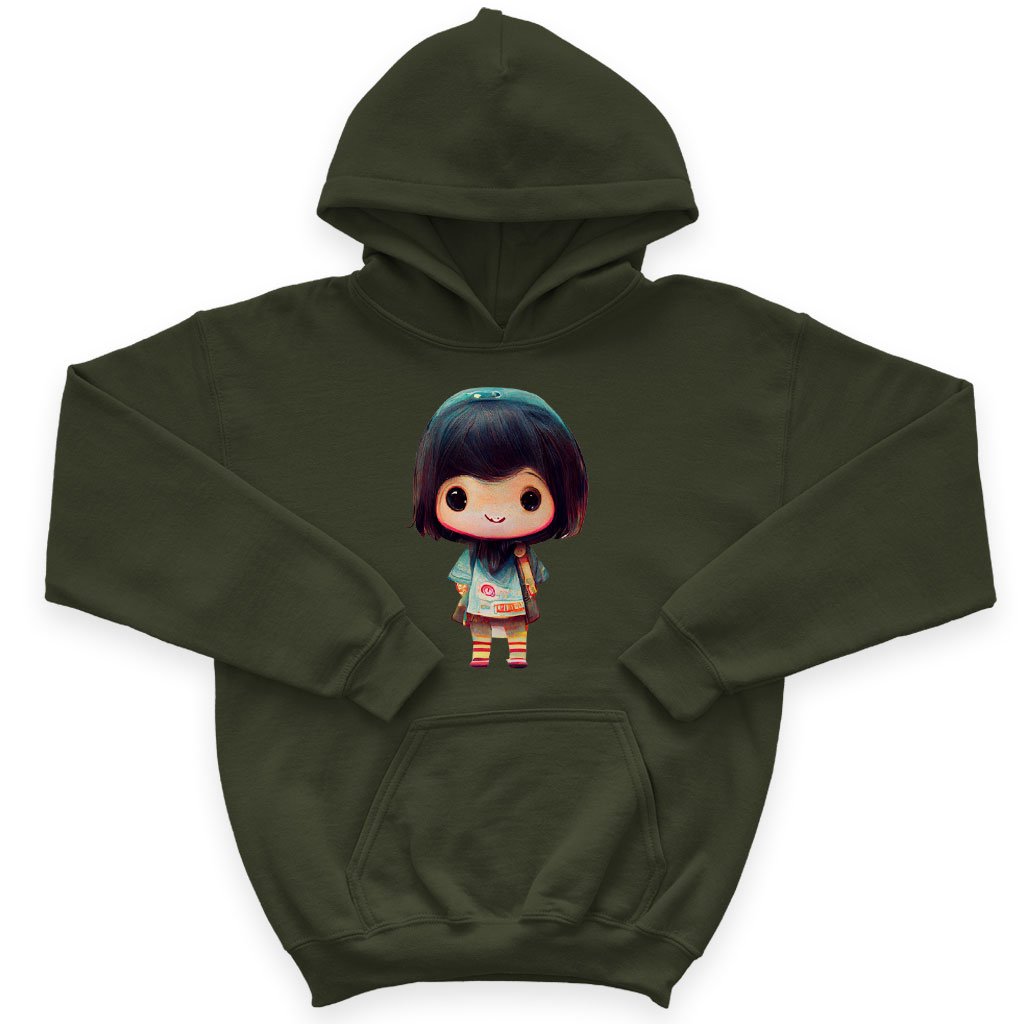 Kawaii Anime Kids’ Sponge Fleece Hoodie – Japanese Kids’ Hoodie | Shopamericaio