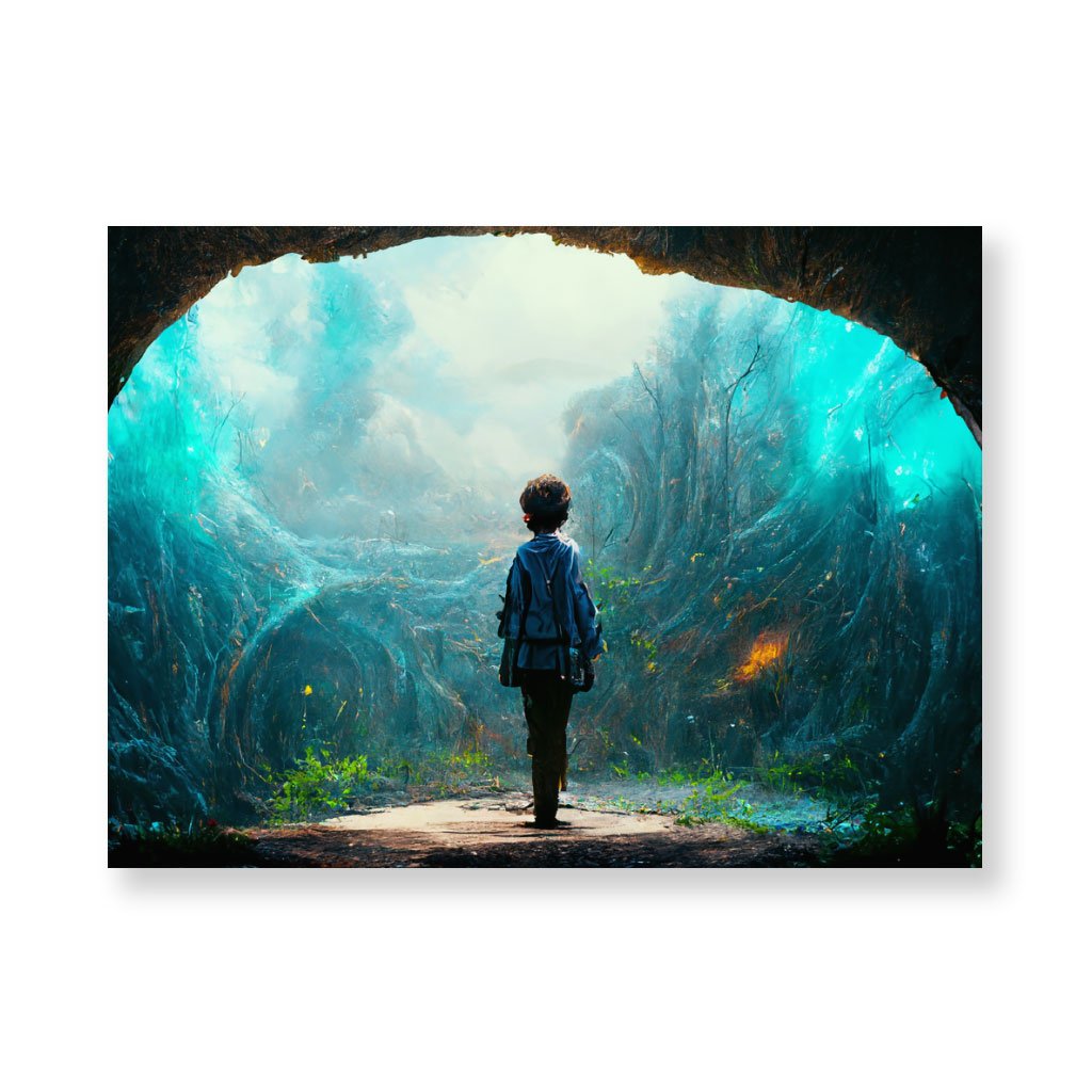 Dream World Fantasy Art Wall Picture – Nature Stretched Canvas | Shopamericaio