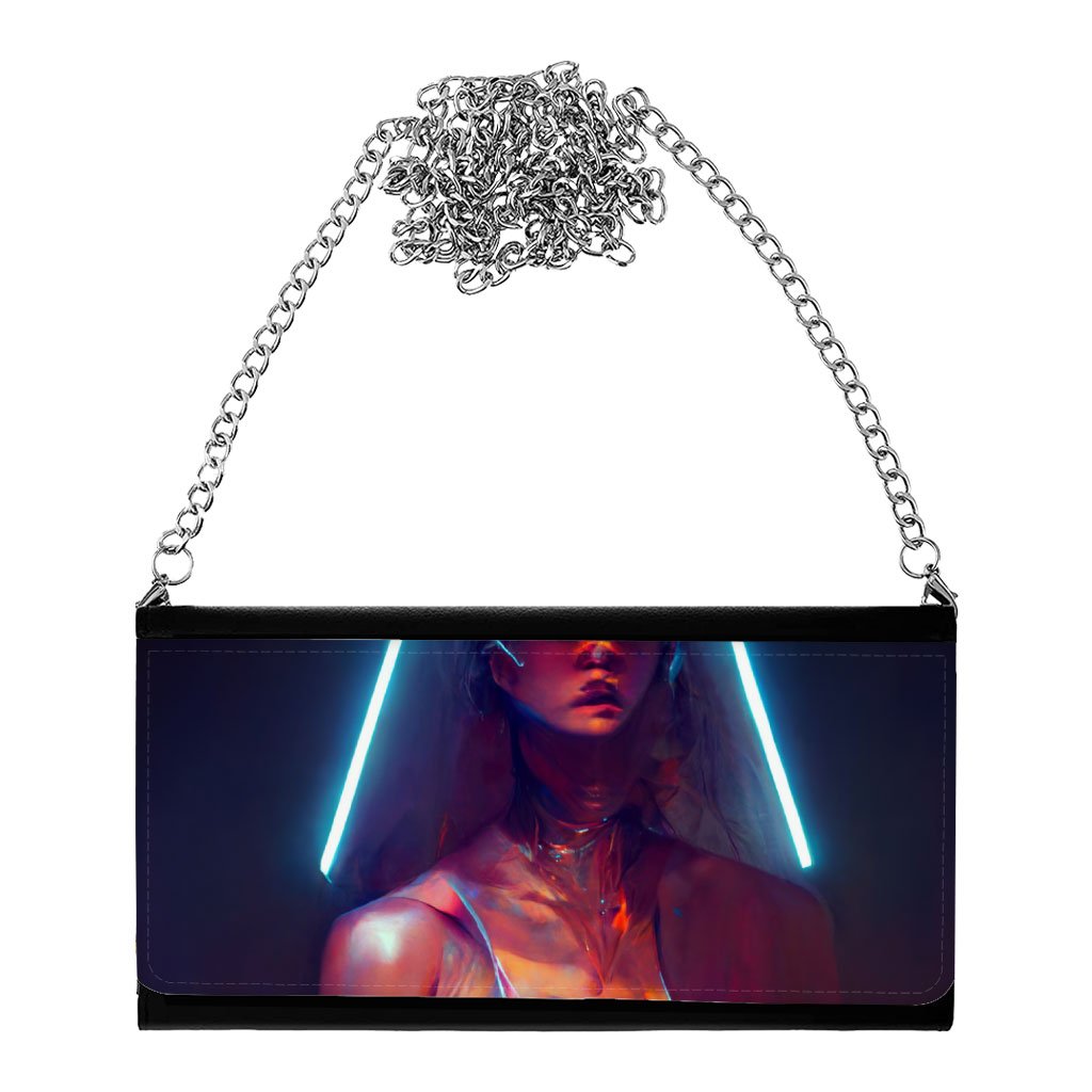 Cool Supermodel Art Women’s Wallet Clutch | Woman Body Silhouette Art Makeup Bag