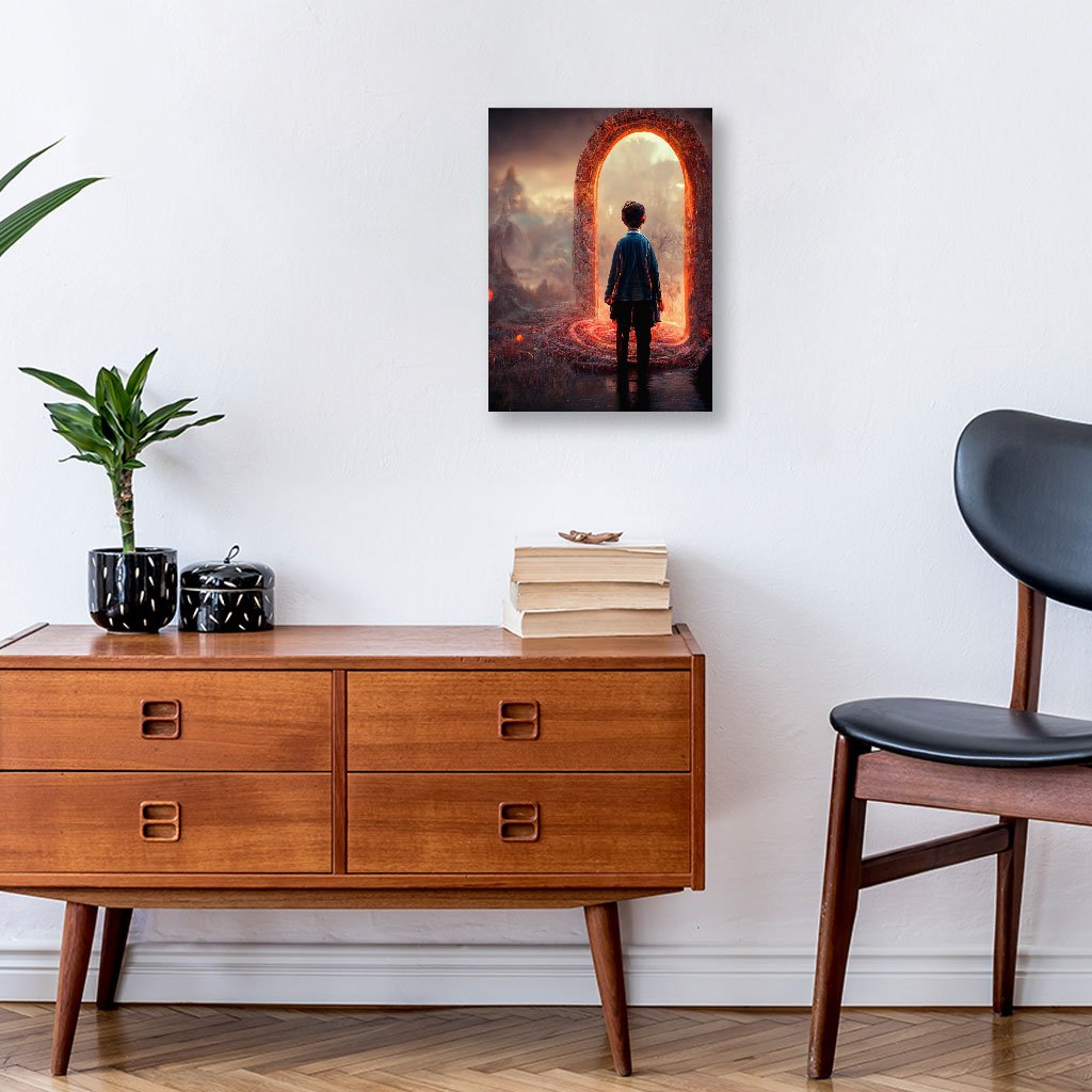Magical World Fantasy Art Wall Picture – Portal Stretched Canvas | Shopamericaio