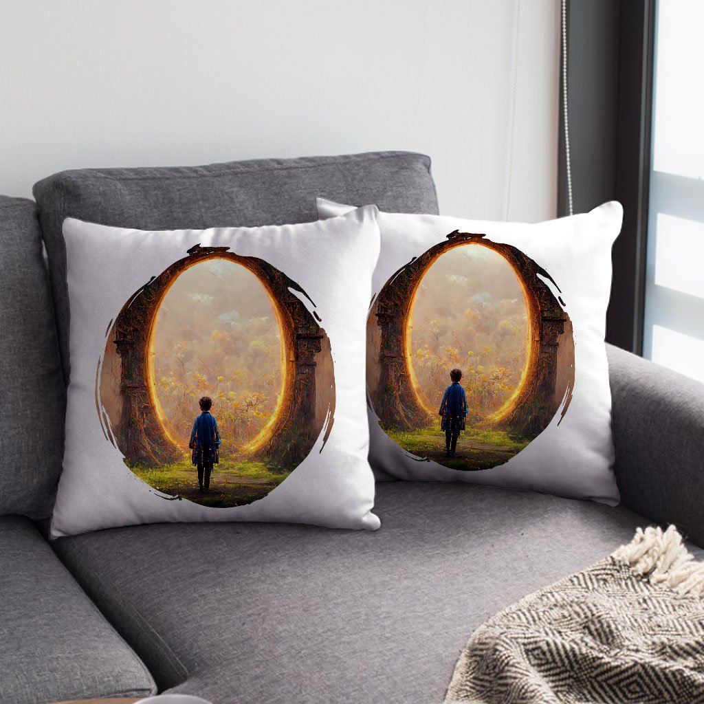 Anime Fantasy Land Art Square Pillow Cases – Fantasy World Pillow Covers