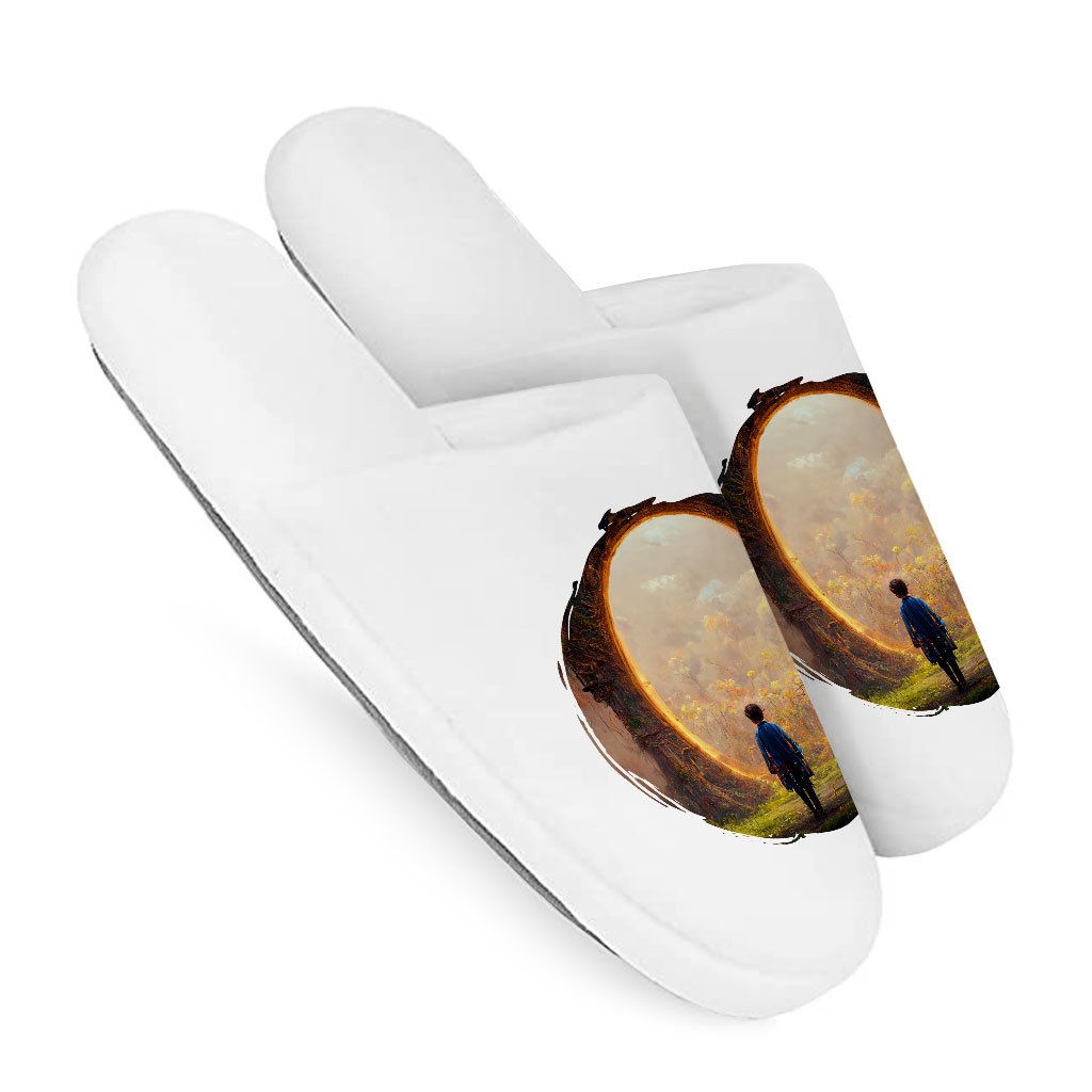 Anime Fantasy Land Art Memory Foam Slippers – Fantasy World Slippers
