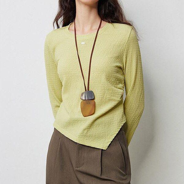 Women’s Asymmetrical Long Sleeve T-shirt