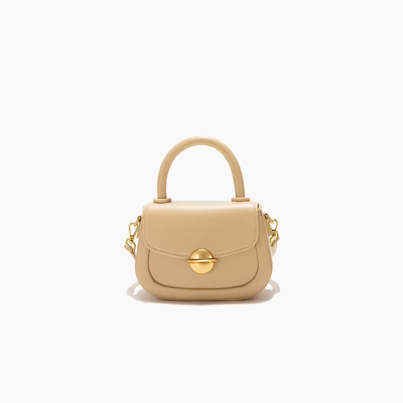 Synthetic Leather Bridal Handbag with Metal Buckle - Image 5