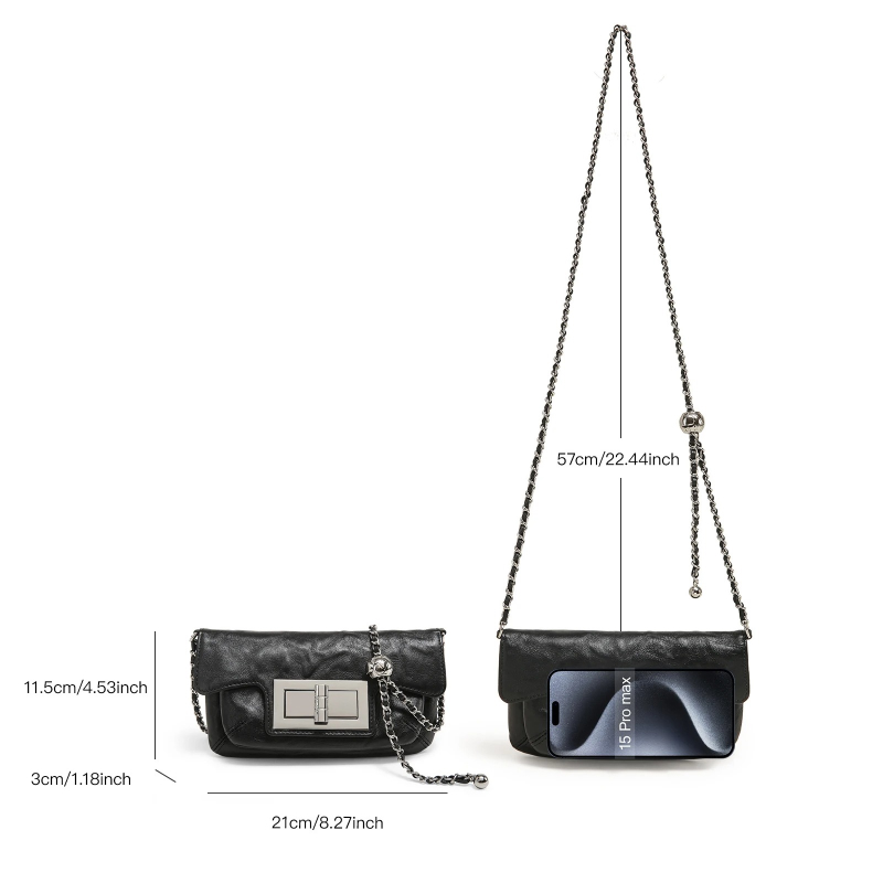 Luxury Underarm and Crossbody Shoulder Bag - Image 6