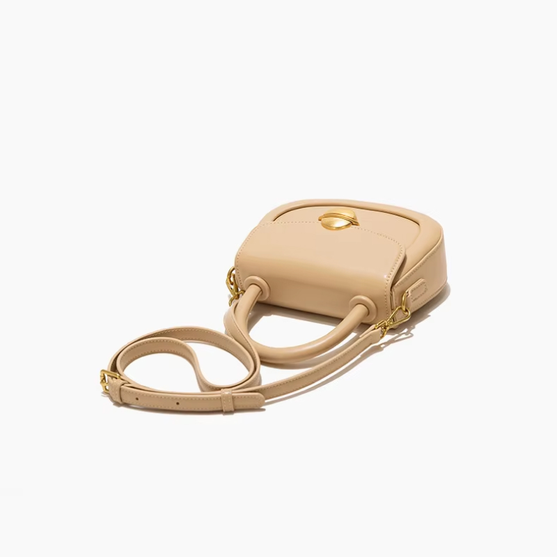 Synthetic Leather Bridal Handbag with Metal Buckle - Image 6