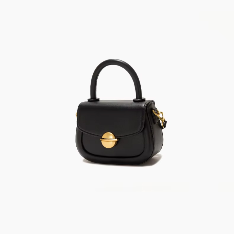 Synthetic Leather Bridal Handbag with Metal Buckle - Image 4