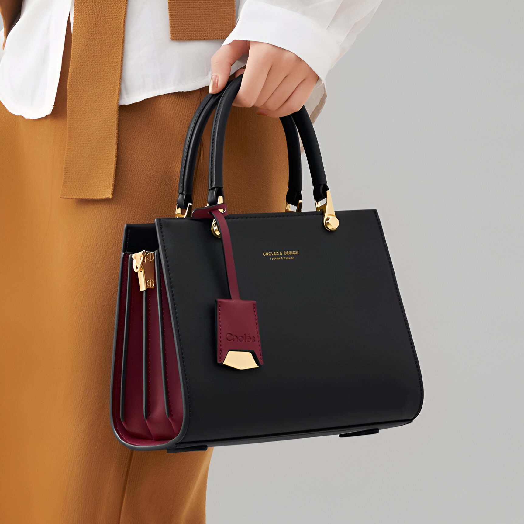 Large Women Handbag with Shoulder Strap